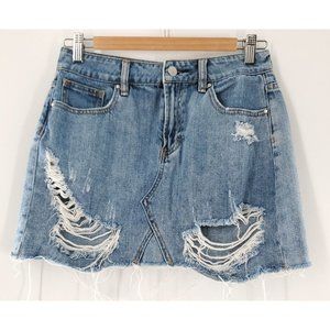 Pacsun Women's Blue Mini Skirt Size 27‎